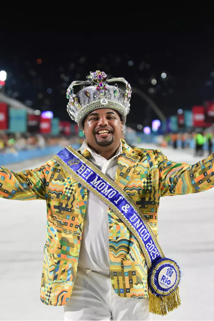 Rei Momo Kaio Mackenzie é o novo coordenador da Ala de Passistas da Unidos do Jacarezinho